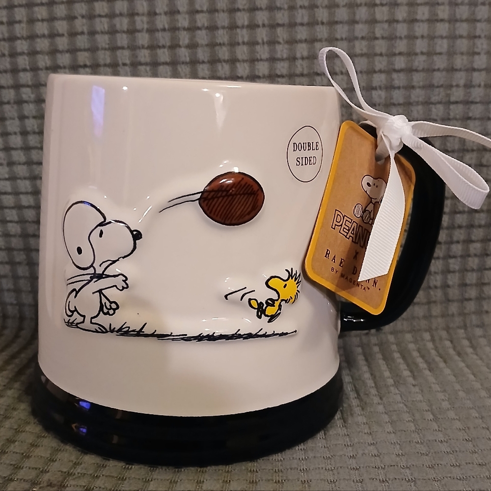 Peanuts x Rae Dunn Snoopy "Go Team" Large Mug 2025 (110525B)